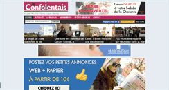 Desktop Screenshot of leconfolentais.fr