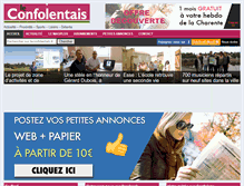 Tablet Screenshot of leconfolentais.fr